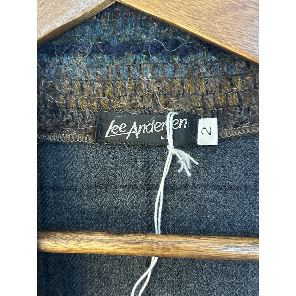 Lee Andersen Womens Sweater Size 2 Silk Cashmere Art To Wear Cardigan Lagenlook - Picture 3 of 12